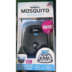 New Thermacell Rechargeable Mosquito Repeller 20ft with Refill